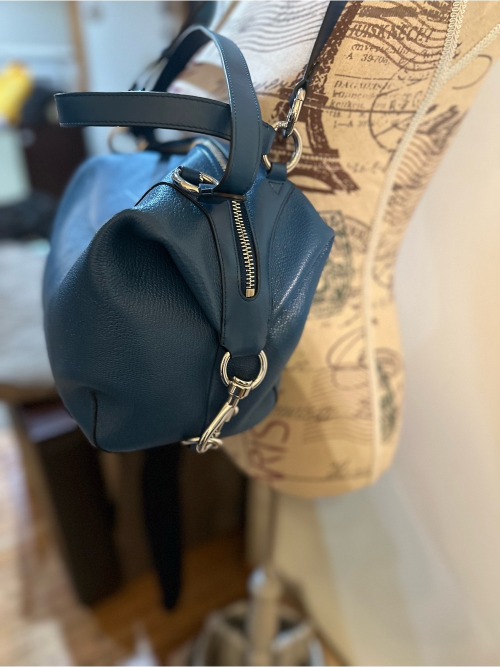 Rebecca Minkoff Blue Leather Shoulder Bag